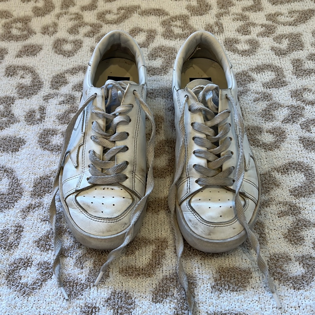 White Golden Gooses. Stardon Style. Great Condition. Size 36. Fits Like Us 6.5.
